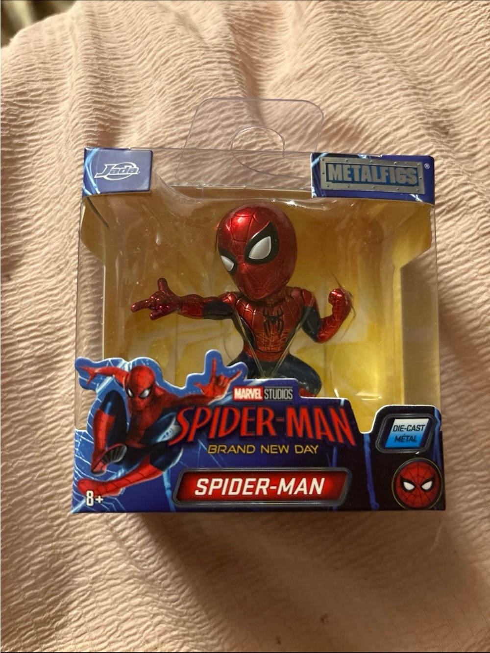 Marvel Spider-Man MetalFigs Die-Cast Figure - Red & Black